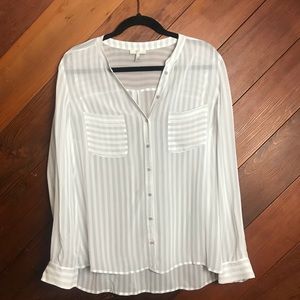 Joie Silk Blouse Size Large